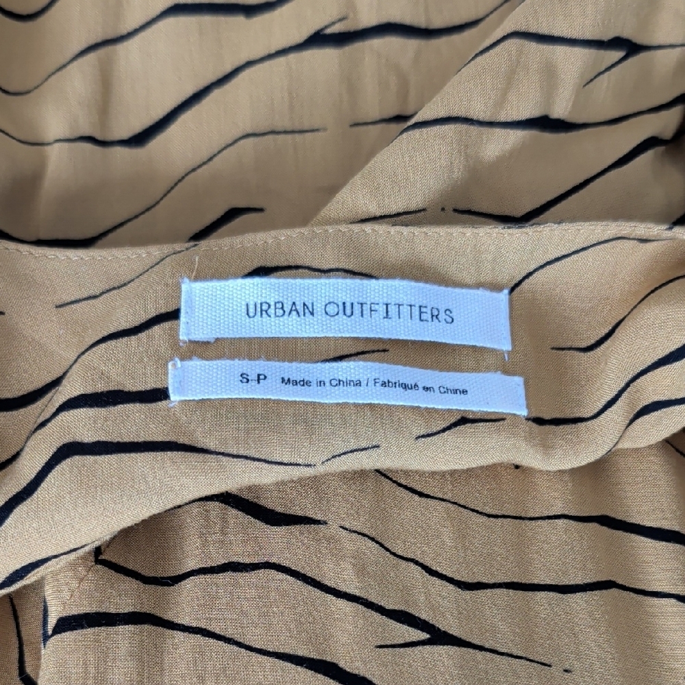 Urban Outfitters Mustard Backless Dress - Picture 2 of 3